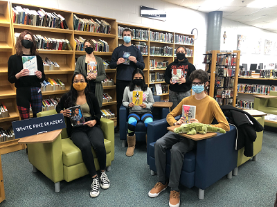 Picture of the 2020-21 book club members