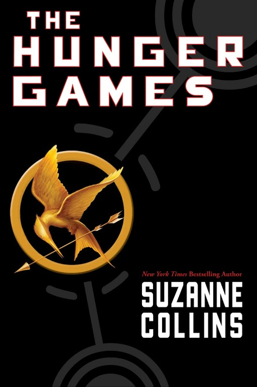The hunger games book cover
