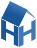 Picture of a house with two of the letter H as the walls